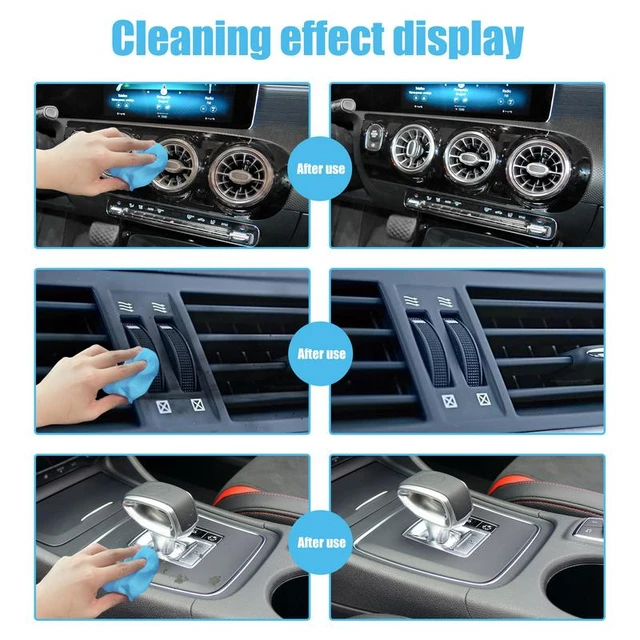 Car Cleaning Gel Multifunction Air Vent Outlet Cleaning Car Dashboard Dust  Remover Putty Auto Duster Car Interior Cleaner - AliExpress