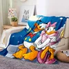 Donald Daisy Duck Printed Blanket for Home Travel Soft and Comfortable Blanket for Adults and Children Cartoon Warm Blanket Gift 1
