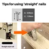 3 in 1 Stapler Nail Gun Staple Gun Nailer Upholstery Fix Furniture Tool Wood Frame Stapler Stainless Steel Hand Tool 600 pcs Nai 5