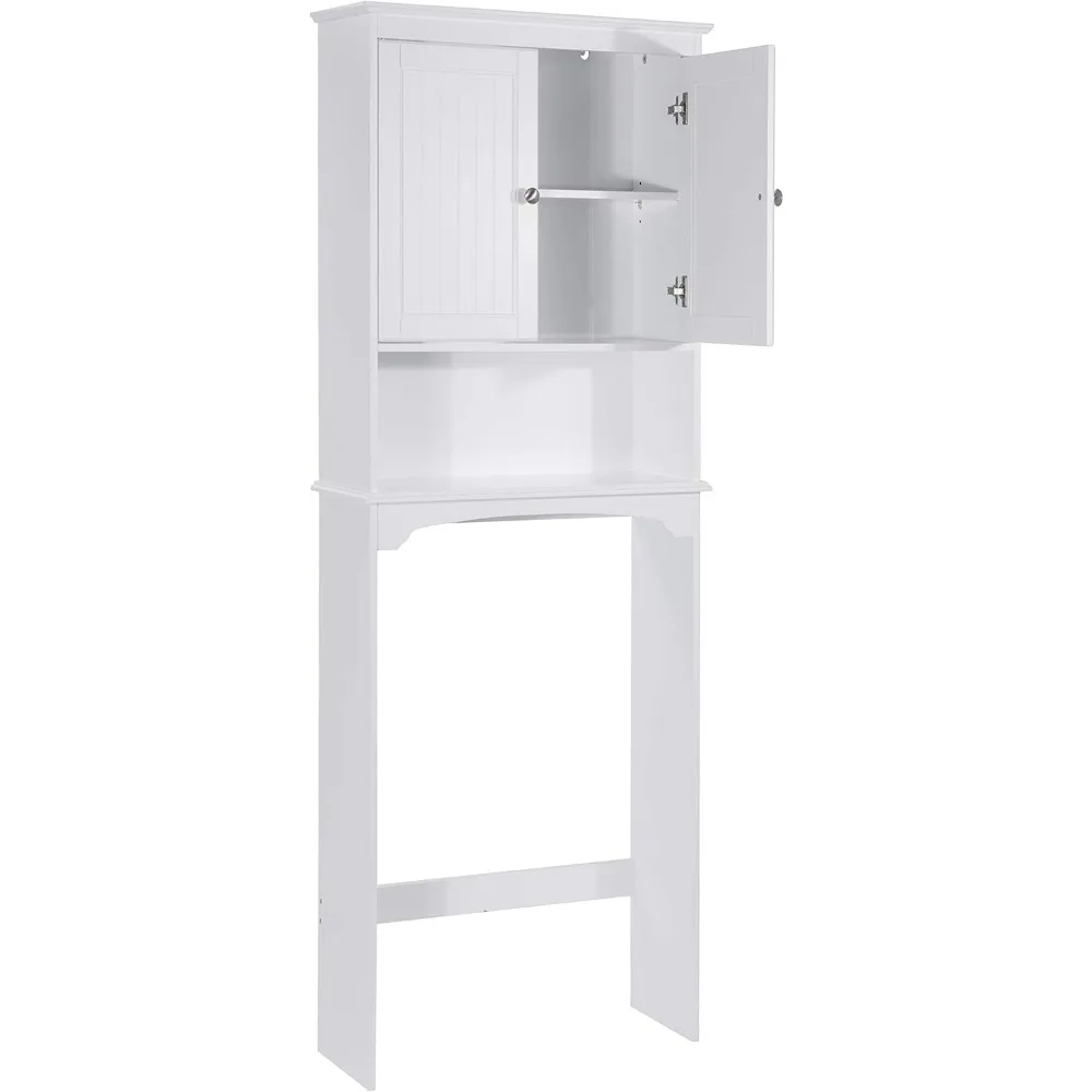 Over The Toilet Storage Cabinet, Bathroom Shelf Over Toilet, Bathroom Storage Cabinet Organizer, White