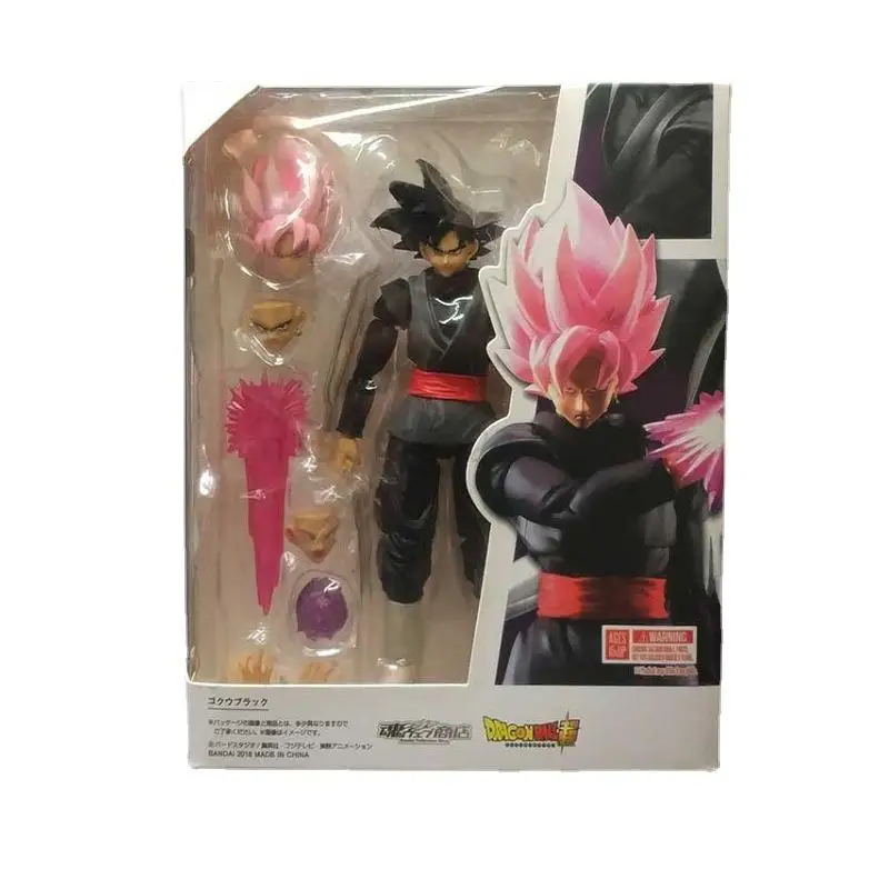 Boneco Goku Black Rose dragonball S sh Figuarts Articulado