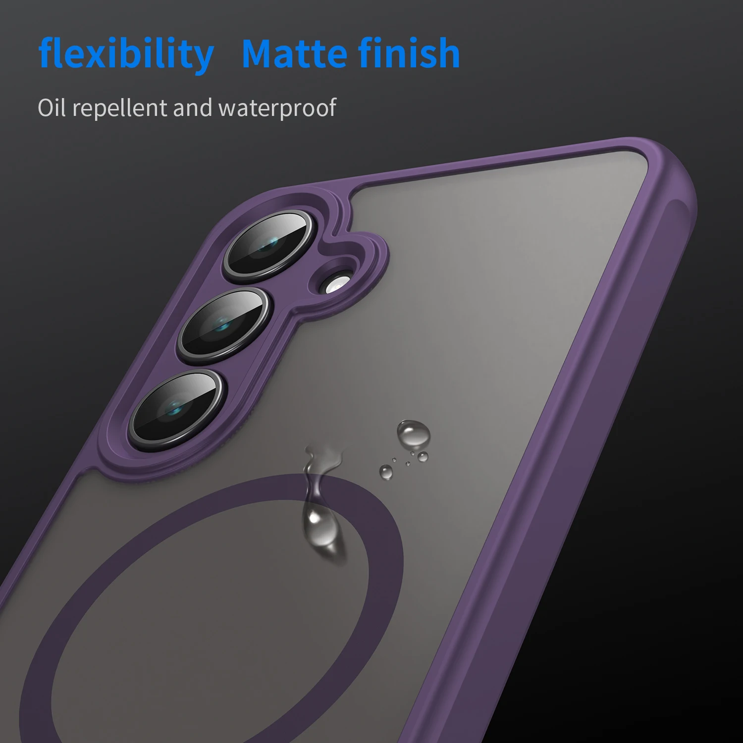 Enhanced Product Title:  
Durable Transparent Magnetic Wireless Charging Protective Back Cover