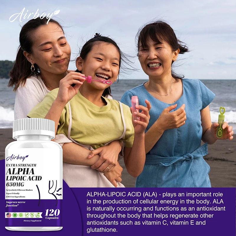 Alpha Lipoic Acid Powerful Antioxidant for Brain and Heart Health Cognitive Function Relax Nervous