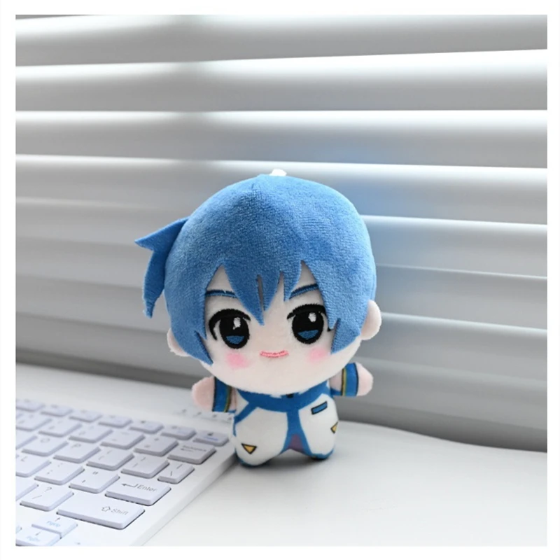 Hatsune Miku Chokkorisan Plüsch-Schlüsselanhänger-Serie auf Lager, Anime-Taschenaccessoire für Fans, Rin, Len, Luka, Meiko, Kaito – Detail 5