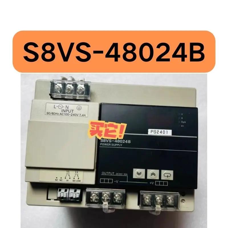 

Used S8VS-48024B DC rail switch power supply tested OK function intact
