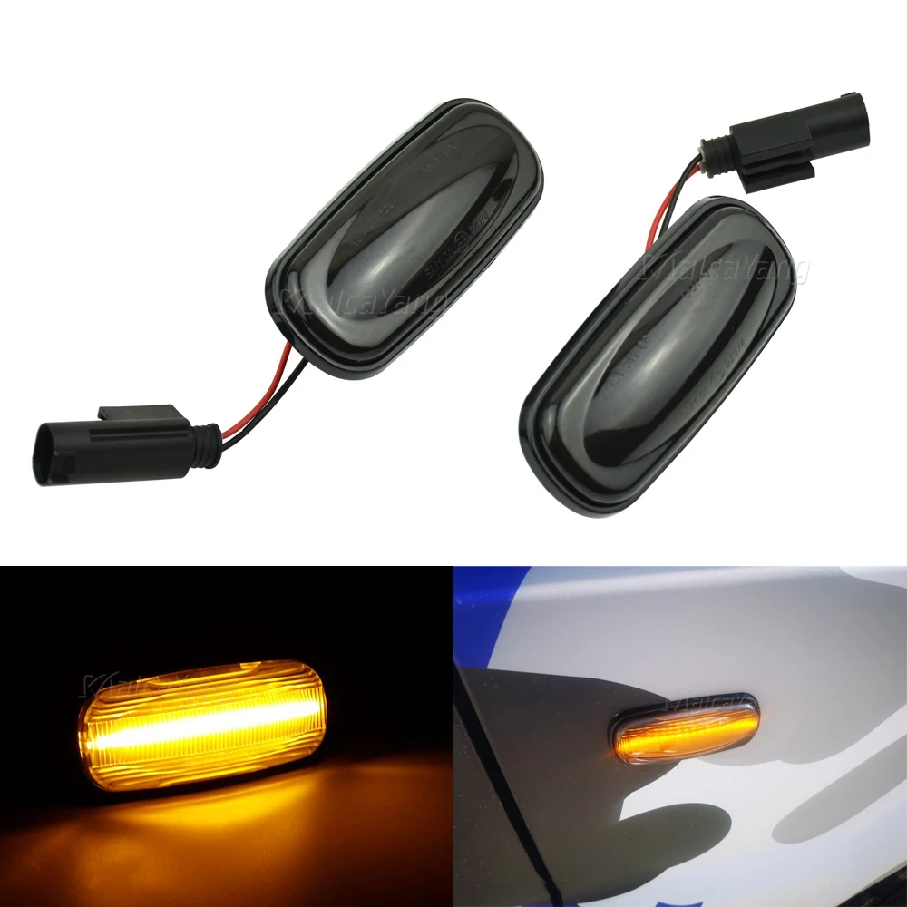 2pcs For Land Rover Defender Freelander Discovery 2 Dynamic LED Turn