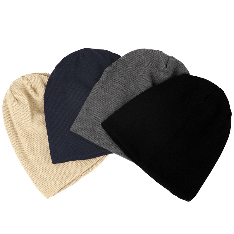 Geebro Fashion Women's Fashion Beanie Hat New Autumn Winter Solid Color Hats Female Soft Knit Cap Hip Hop  Skullies Gorras 2
