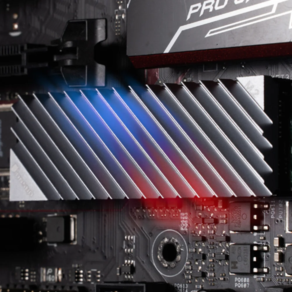 SSD Heatsink Jonsbo M.2 NVMe M2 2280 Solid State Hard Disk Aluminum with Silicone Thermal Pad PC Accessories