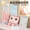 600w Pink /White Children Kitchen Double Furnace Electric Cooker Antibacterial Ceramic Pot Anti-dry Food grade One Set 4