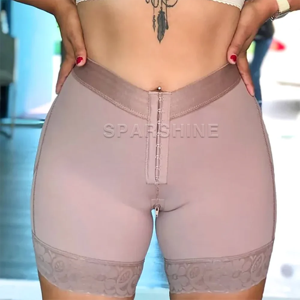 Fajas Colombianas Sexy Lace High Waist Butt Lifter Underwear Charming Curves Slimming Body Shaper Flat Belly Shorts