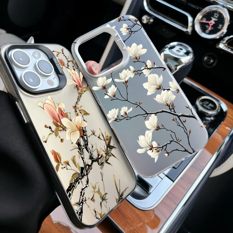Charming Magnolia Flower Phone Case Cover