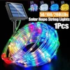 Outdoor Solar Tube Rope Led Light Garden Christmas Decoration 22m/12m Xmas Wedding Garland WaterProof String Light Fairy Strip 1