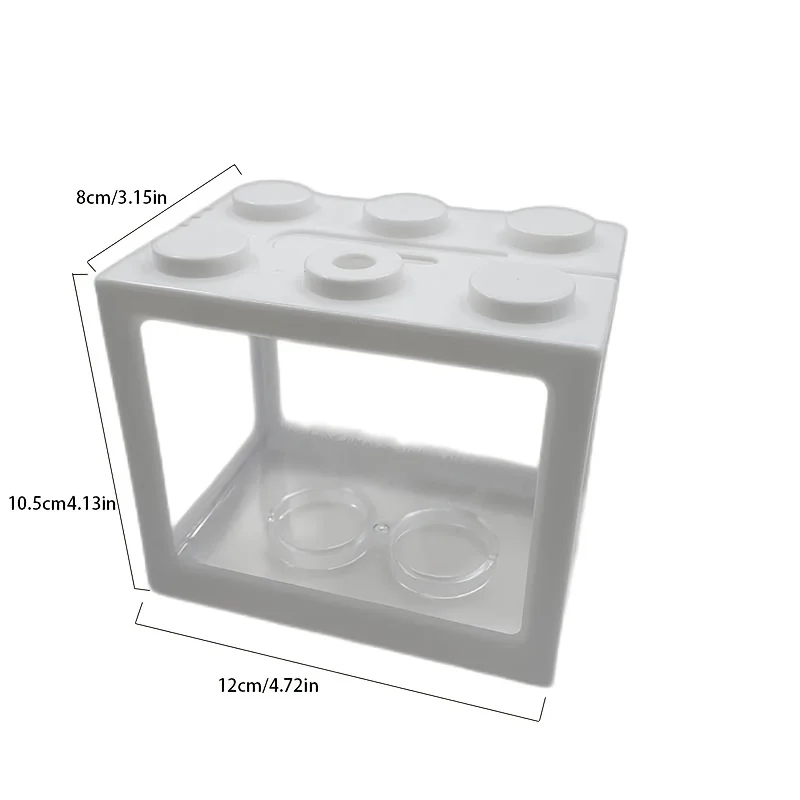 Light bucket fish tank stacked with small micro landscape seaweed ball box turtle ant pet fish box