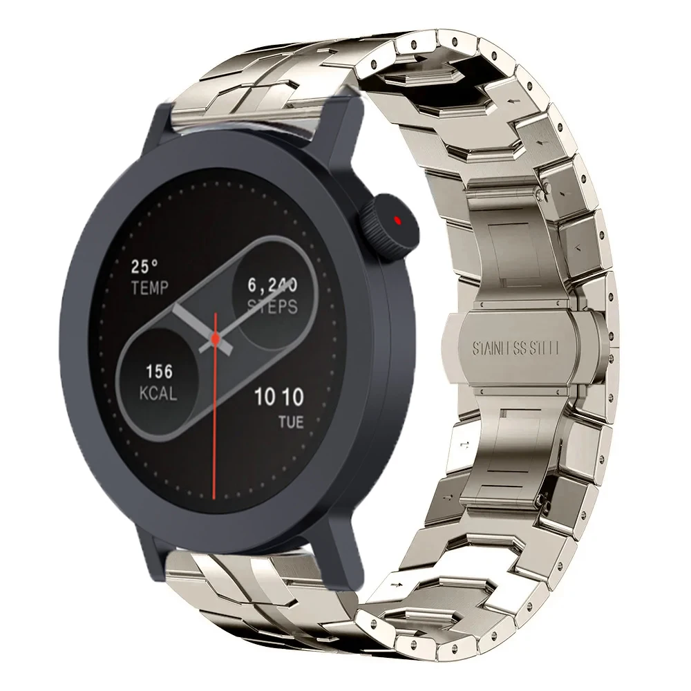 Stainless Steel Metal Watch Band Bracelet - Premium Accessory