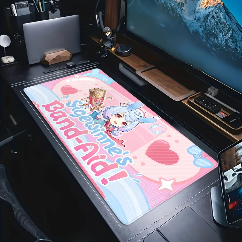 1pc Genshin Impact Sigewinne Mouse Mat Desk Mat With Pad Gaming Accessories Prime Gaming XXL Keyboard Pad Padding Mat 3
