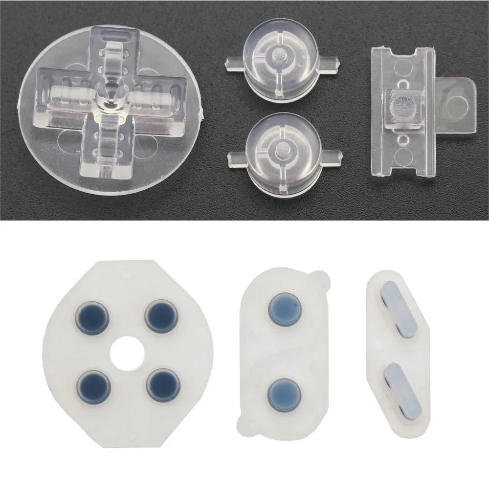 Rubber Conductive D-Pad and Button Set Replacement
