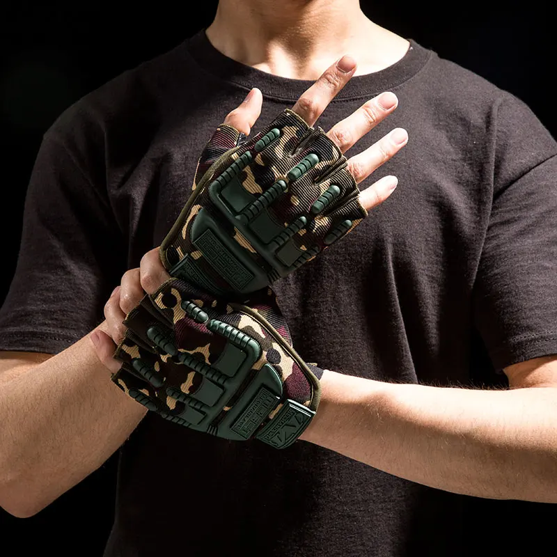 OutdoorSportsGlovesHalffingerFingerlessFitnessTrainingNonslip