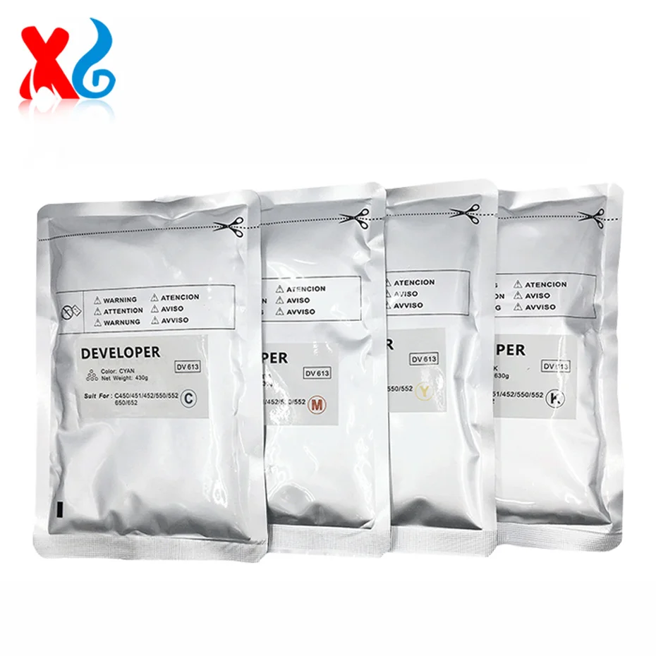 

650g DV613 Разработчик для Konica Minolta Bizhib C452 C552 C652 C450 C550 C451 C650 C654 C754 копировальный цветной носитель CMY 430g