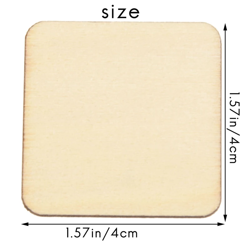 Рисунок 6 - 50 квадратных декоративных деревянных