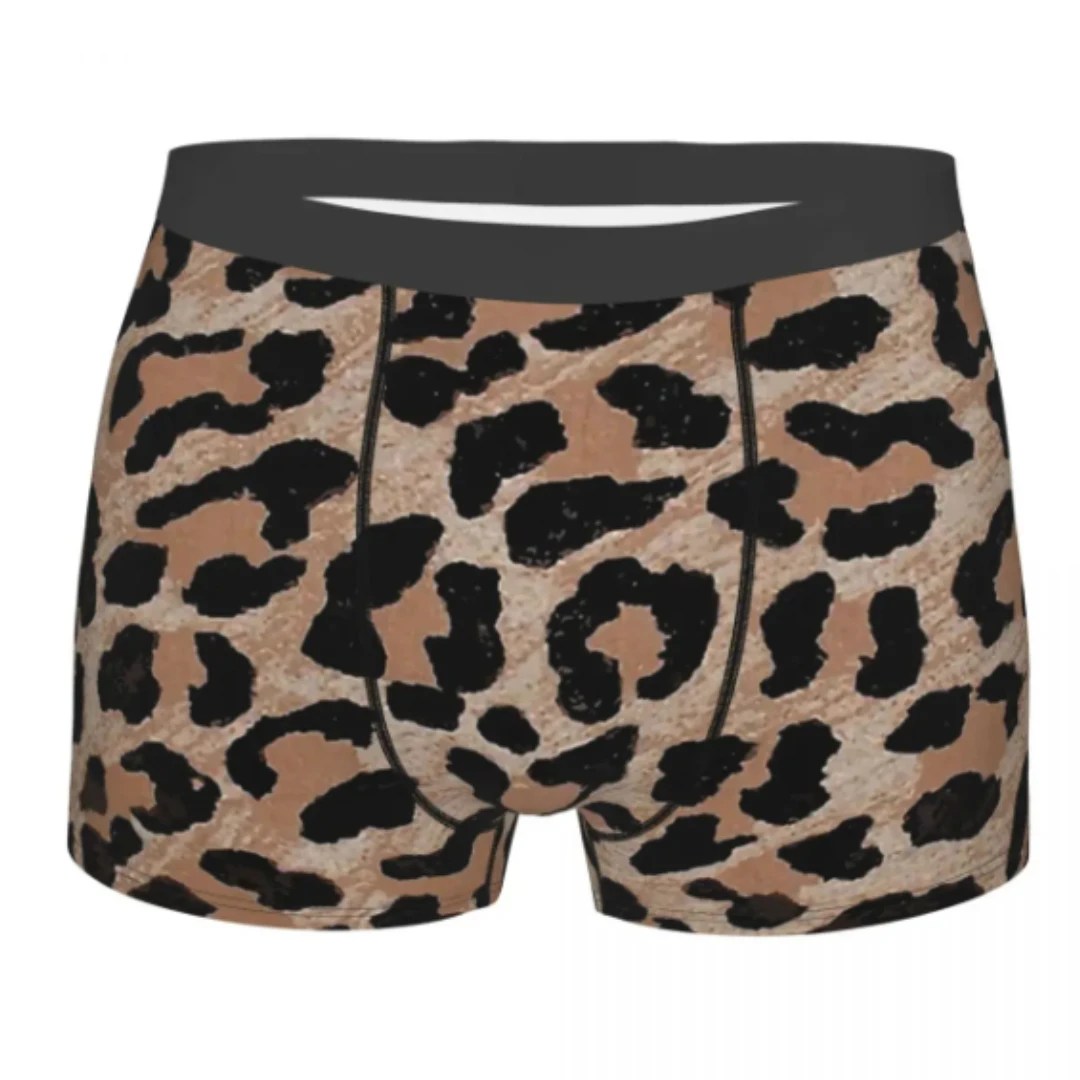 

Трусы-боксеры мужские с леопардовым принтом