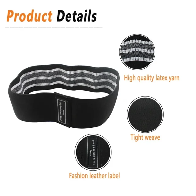 1/2/3PCS Elastic Bands Fitness Resistance Bands Yoga Pilates Hip Circle Expander Bands Gym Training Home Workout Equipment 6