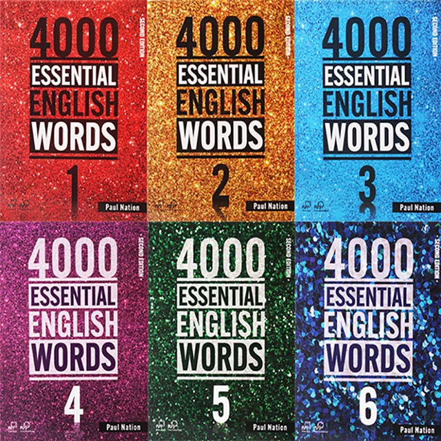 6 Books/Set 4000 Essential English Words Level 1-6 IELTS, SAT Core Words  English Vocabulary Book - AliExpress