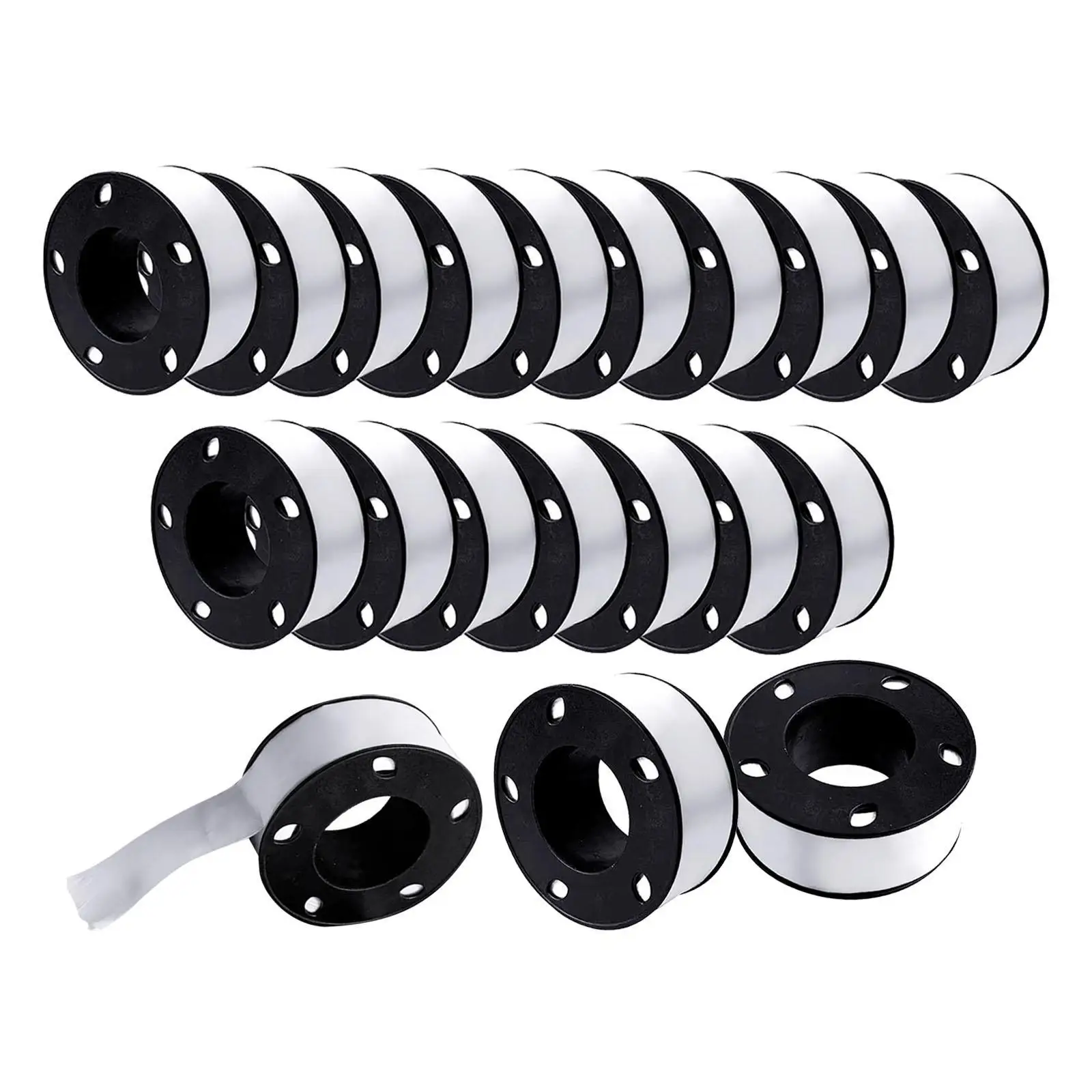 20Pcs PTFE Thread Seal Tapes 10Meters x 19mm Accessories Waterproof Multipurpose 20Pcs PTFE Thread Seal Tapes 10Meters x 19mm Accessories Waterproof Multipurpose