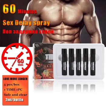 Sex Delay Spray Male Delay Cream 60 Minutes Long Prevent Premature Ejaculation Penis Enlargement Erection Spray for Man Flirting 1