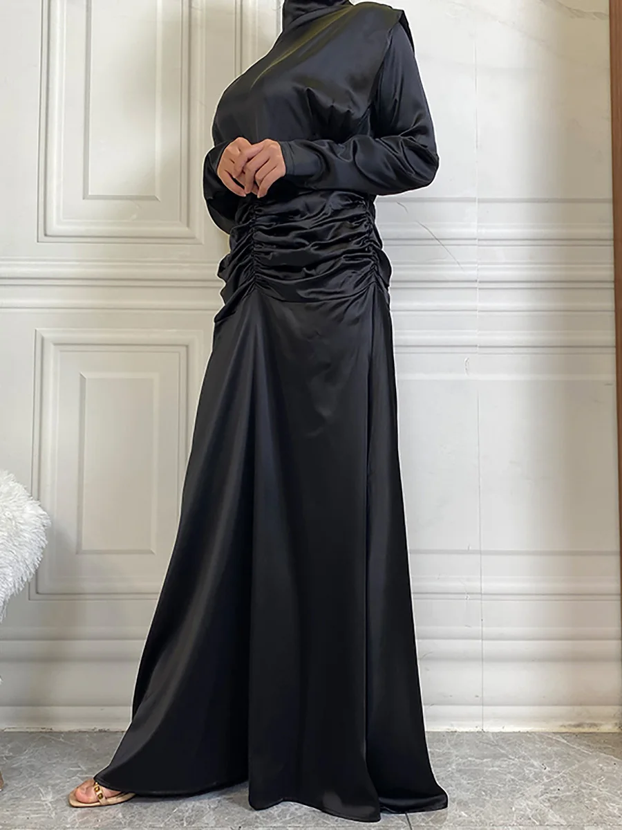 S.H ARAB SHOP ساتان للنساء ، قفطان تركي 6