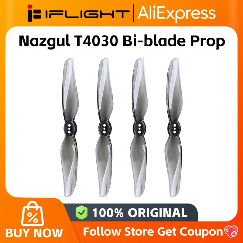 16pcs/8pairs iFlight Nazgul 4030 4inch 2 blade propeller prop compatible with XING 1404 motor for FPV Racing Drone kit