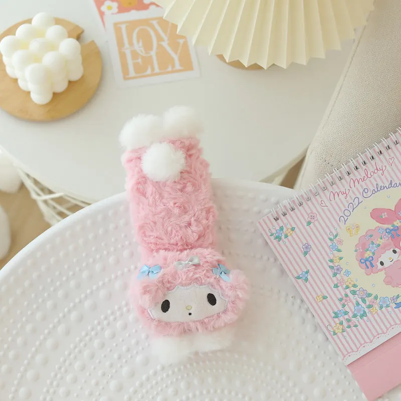 Sanrio Pink My Melody Pillow Car Office Headrest Waist By Lamb Pillow Blanket Car Pillow Cute Cartoon Cushion Neck Protection. 6