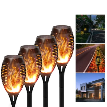 Solar Flame Torch LED Lights 1