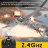 P40 RC Plane 2.4GHz 4CH EPP 6-Axis Gyro Remote Control Airplane One-Key U-Turn Aerobatic RC Fighter Aircraft RTF 761-13 Toy Gift 3