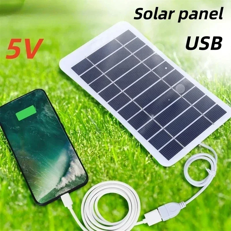 2W-15W Solar Charger Portable W/USB-C Fast Charging for IPhone Samsung Power Banks Camping Hiking Emergency Power Supply EESBAO