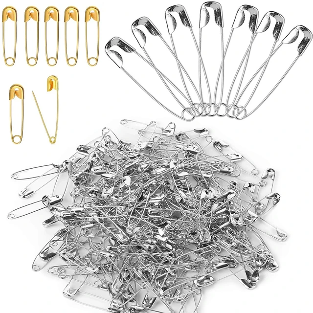 Safety Pins, Safety Pins Assorted, 500 Pack, Assorted Safety Pins, Safety  Pin, Small Safety Pins, Safety Pins Bulk, Large Safety Pins, Safety Pins  for