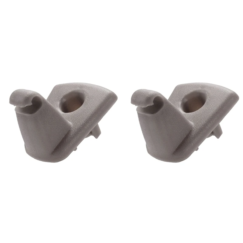 2X Per 05-06 Chrysler 300 Dodge Magnum Charger Muslimgrey Interior Grey Sun Visor Clip Holder Gancio Staffa Gancio