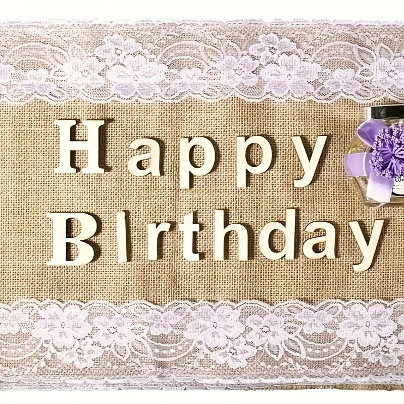 100pcs Wooden Letters & Numbers 4