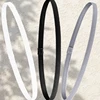 3Pcs Candy Color Women Men Yoga Hair Bands Sports Headband Girls Sport Anti-slip Elastic Rubber Sweatband Football Running