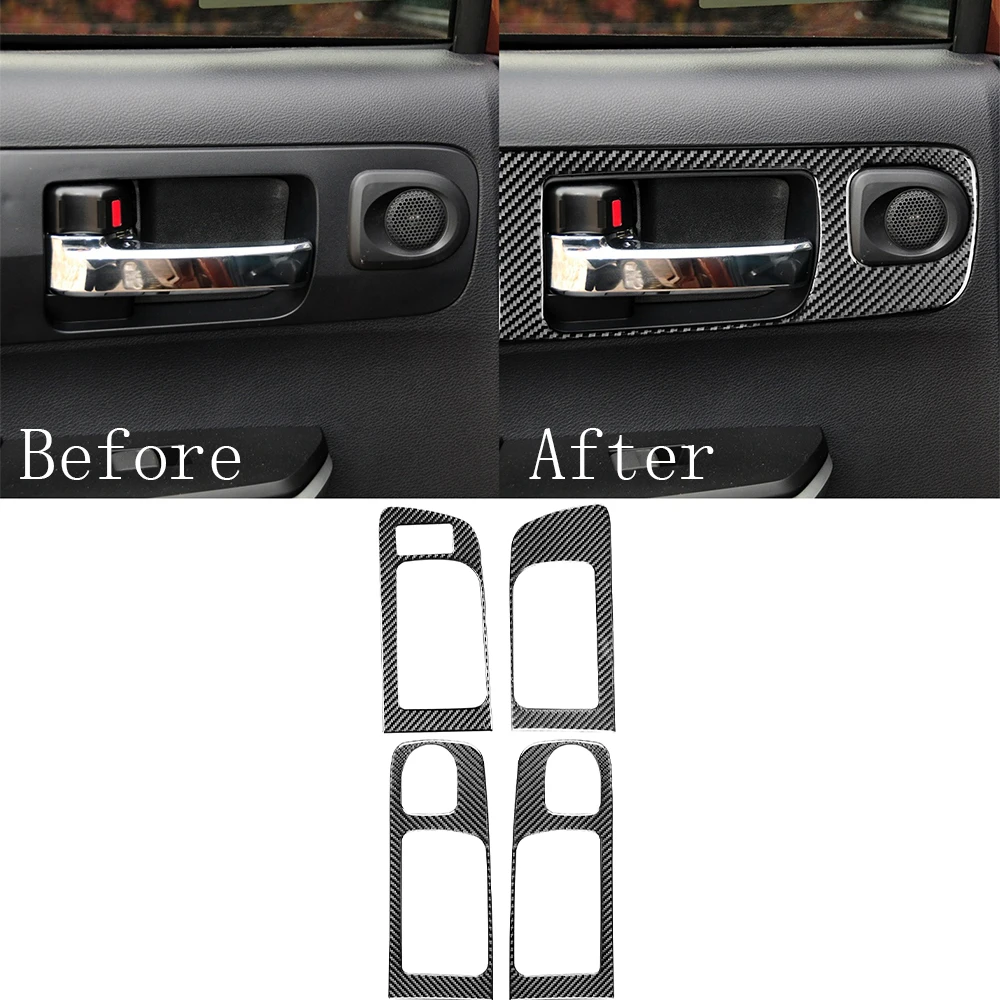 

Door Inner Handle Decorative Cover Decal Sticker for Tundra 2014 2015 2016 2017 2018 2019 2020 2021 Car Interior Accessories