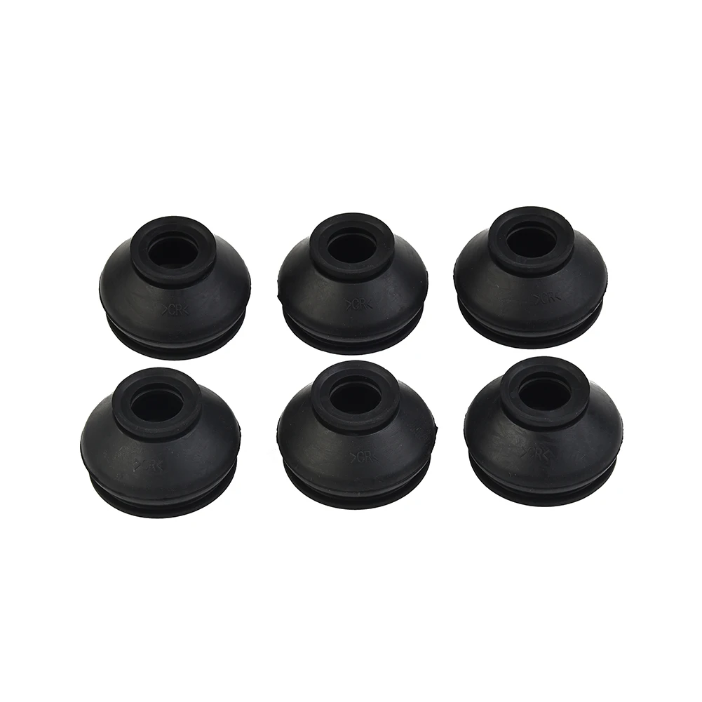 6Pcs Rubber Tie Rod End And Ball Joint Dust Boots Cover Upper Diameter 13mm Lower Diameter 30mm Height 23mm Ball Joint Boot