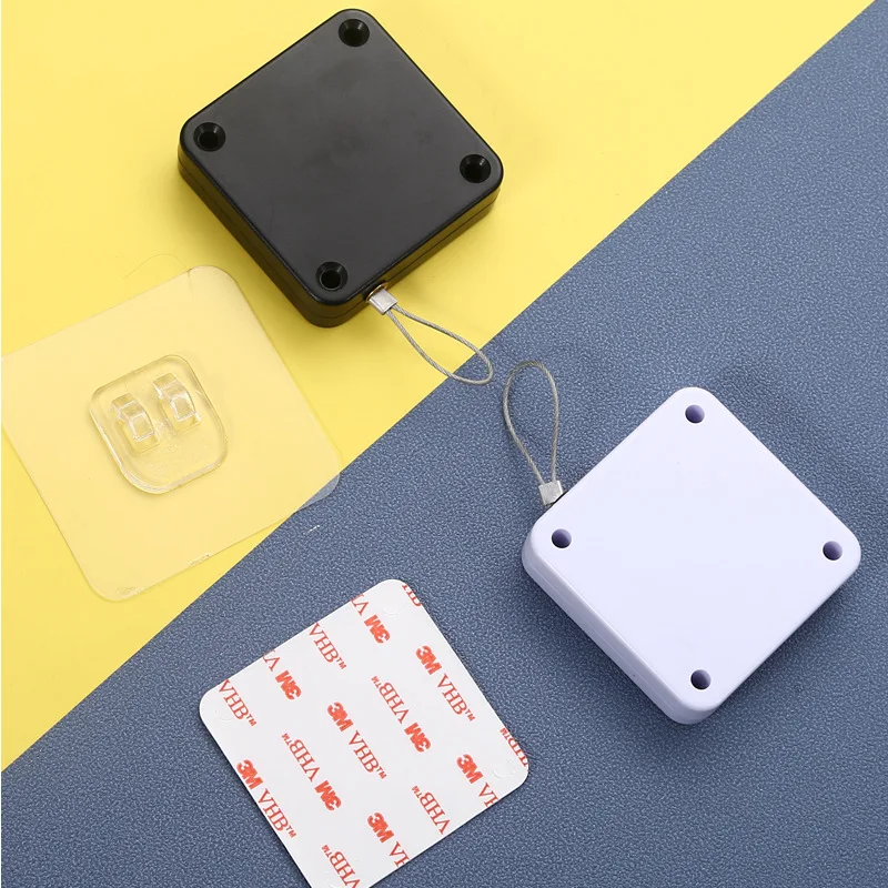 Household Punch-Free Drawstring Door Closer Bedroom Door Sliding Automatic Return Simple Mute Entry Closer door closer