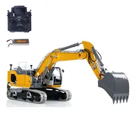 LESU 1/14 Metal RC Hydraulic Excavator LR945 Construction Vehicles Remote Control Digger PL18EV Lite Painted Assembled RC Toys 1