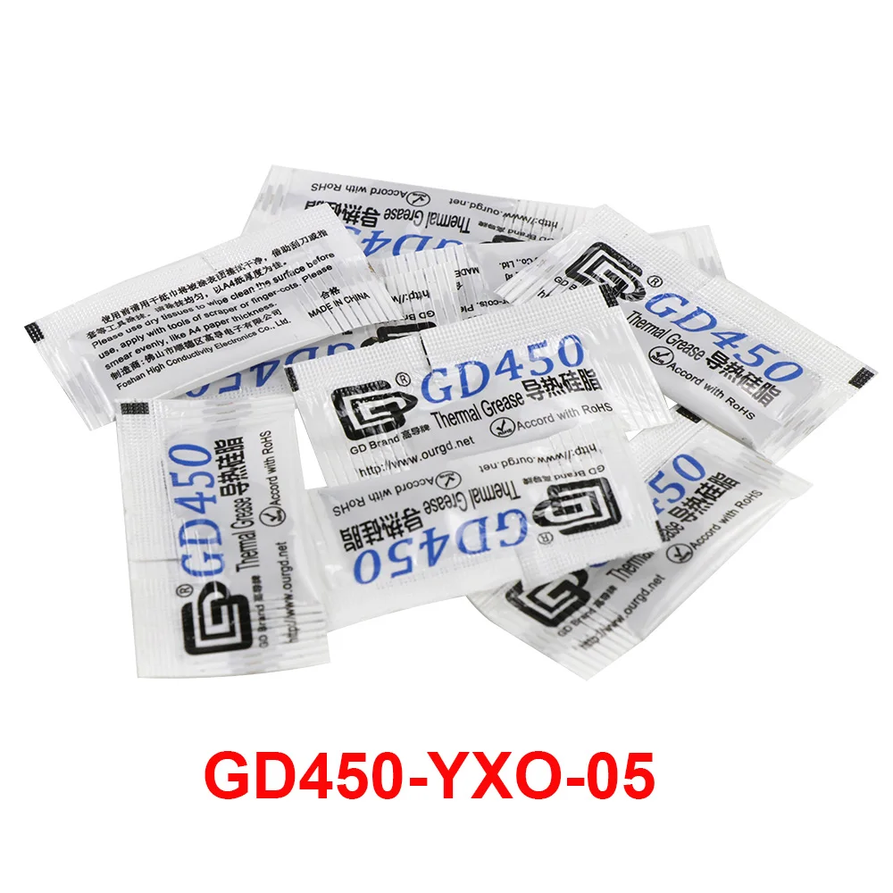 10PCS GD450 Thermal Conductive Grease Paste Silicone Plaster Heat Sink Compound For DOB COB LED Chip DIY Plant Grow Flood Light