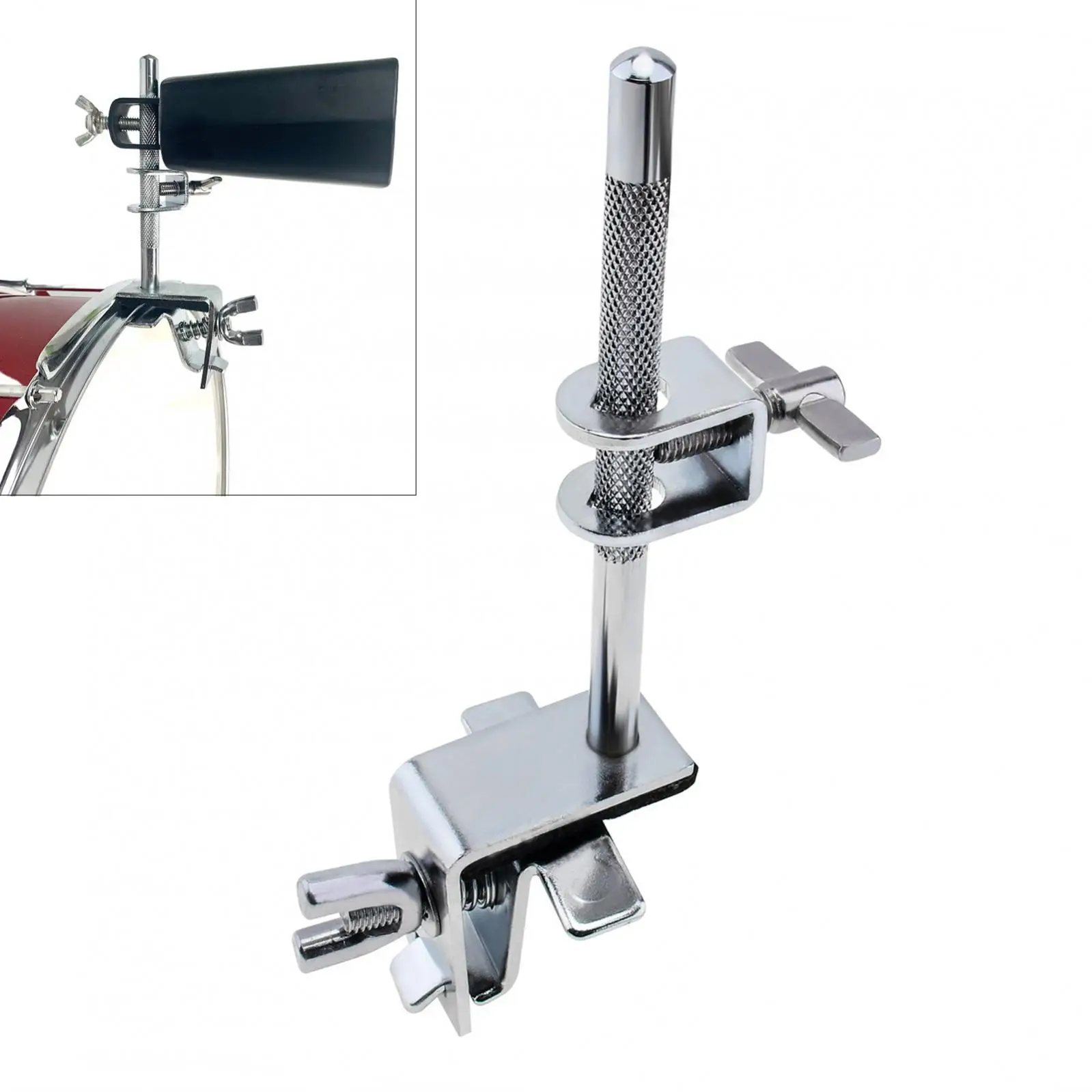 

Регулируемый барабан Cowbell держатель Зажим Профессиональный ударный музыкальный инструмент поддержка зажим портативное оборудование ремонтные детали