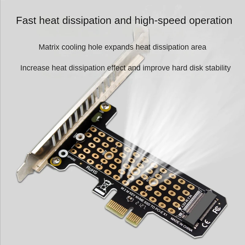 M Ssd Nvme Pcie Adapter Speed NVME SSD Ke PCIe X1 Adaptor