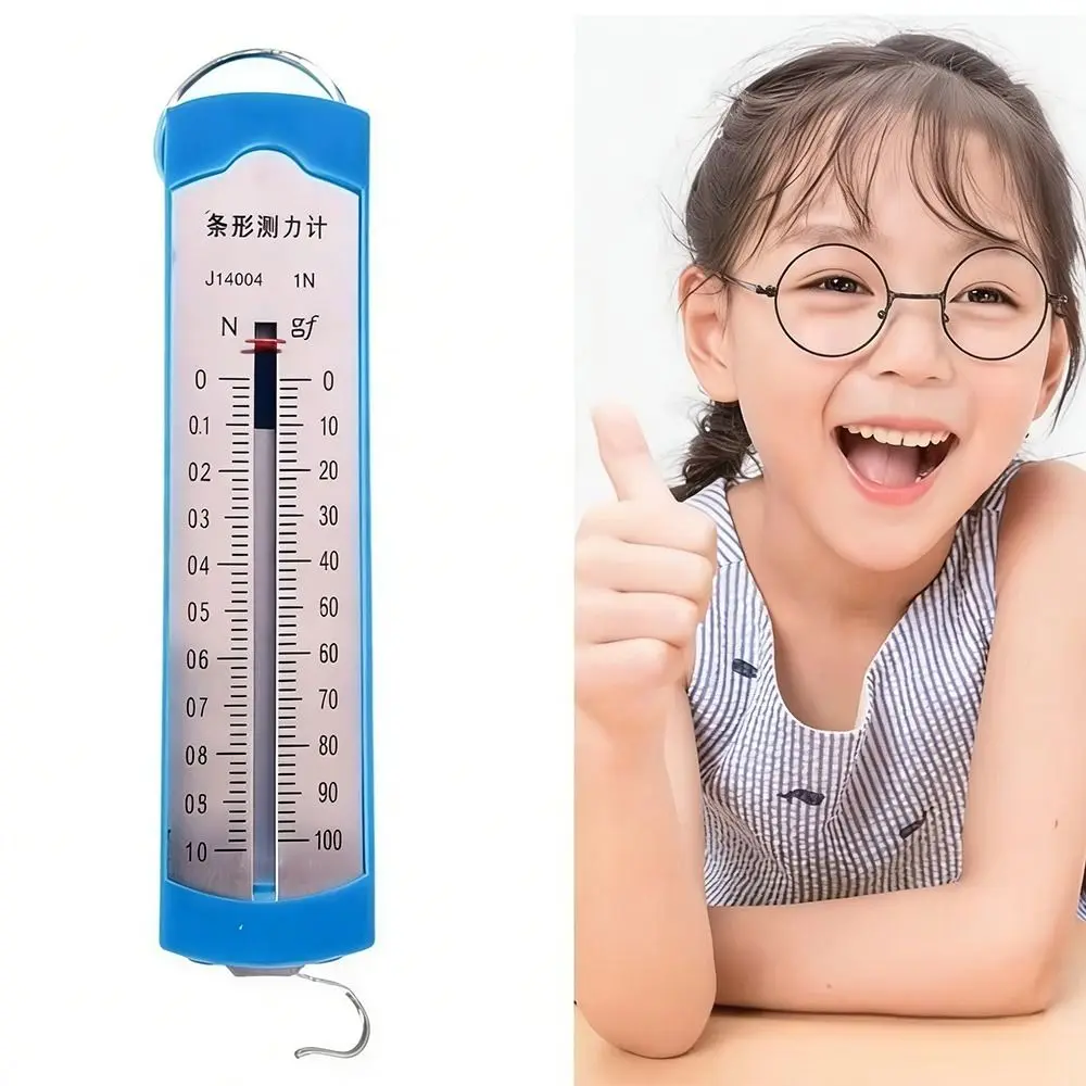 읽기 쉬운 1N 스프링 스케일 5N 2.5N 트리거 풀 게이지 10N 클리어 스케일 행잉 스프링 동력계 측정기