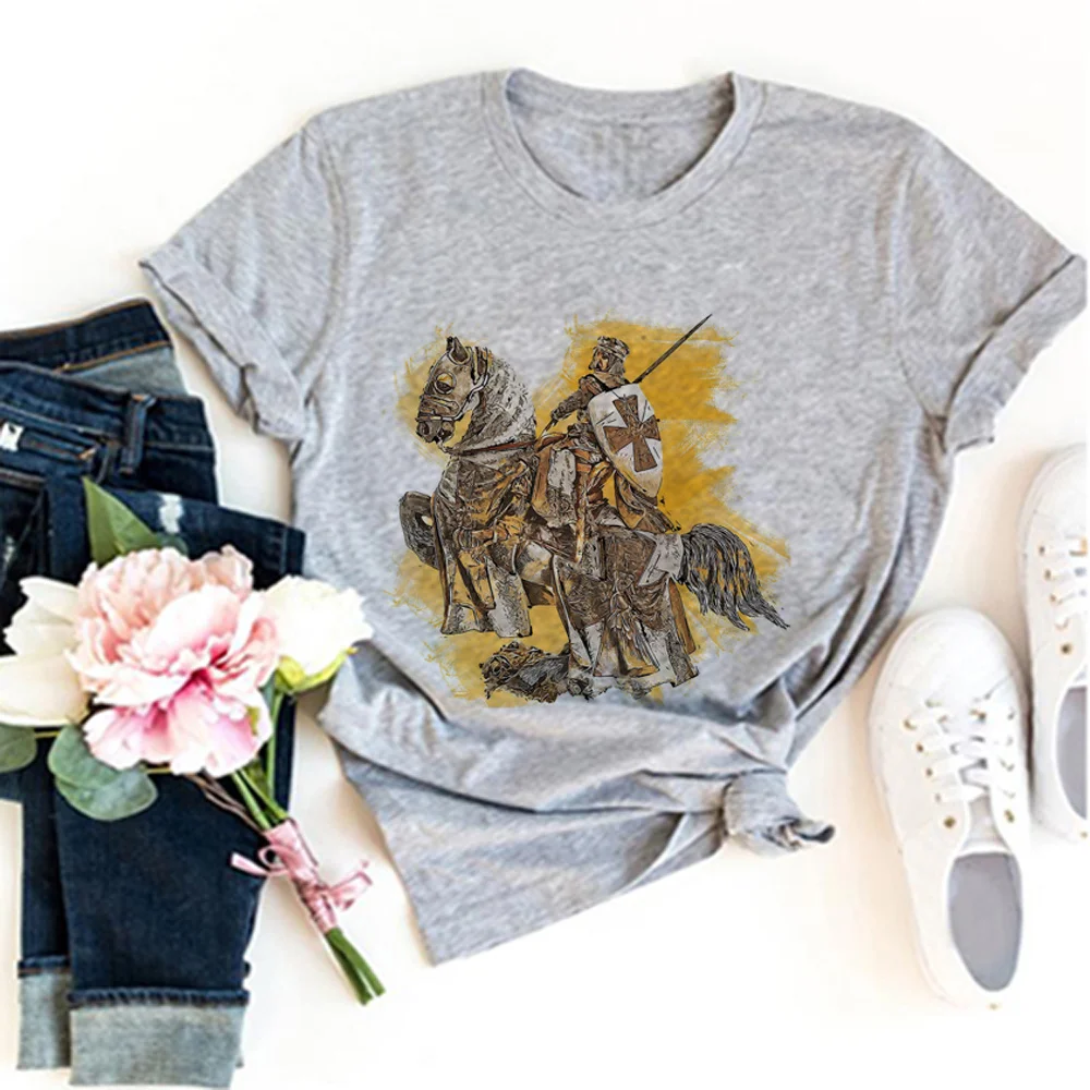 

Templars tshirt women Japanese anime designer t-shirts female anime Japanese designer clothes