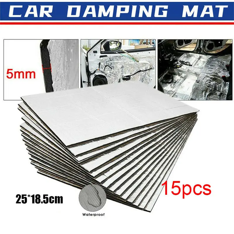 Auto Schalldämmung Wärmedämmung Matte Auto Haube Lärm Dämmung Pad Für Verbesserte Fahrzeug Ruhigkeit Und Komfort 5/10mm – Detail 2