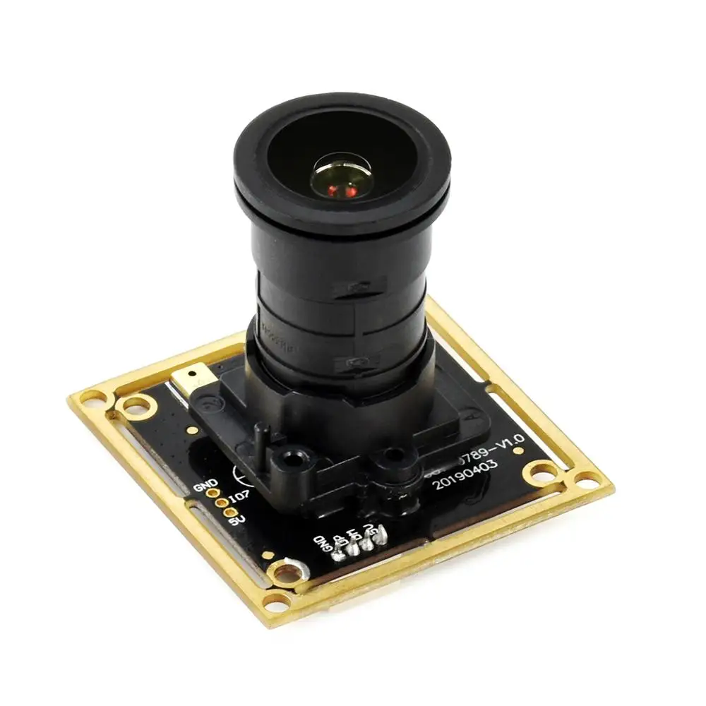 

Waveshare IMX335 5MP USB Camera Module Large Aperture 30FPS 2K Video Recording Plug-and-Play Driver Free