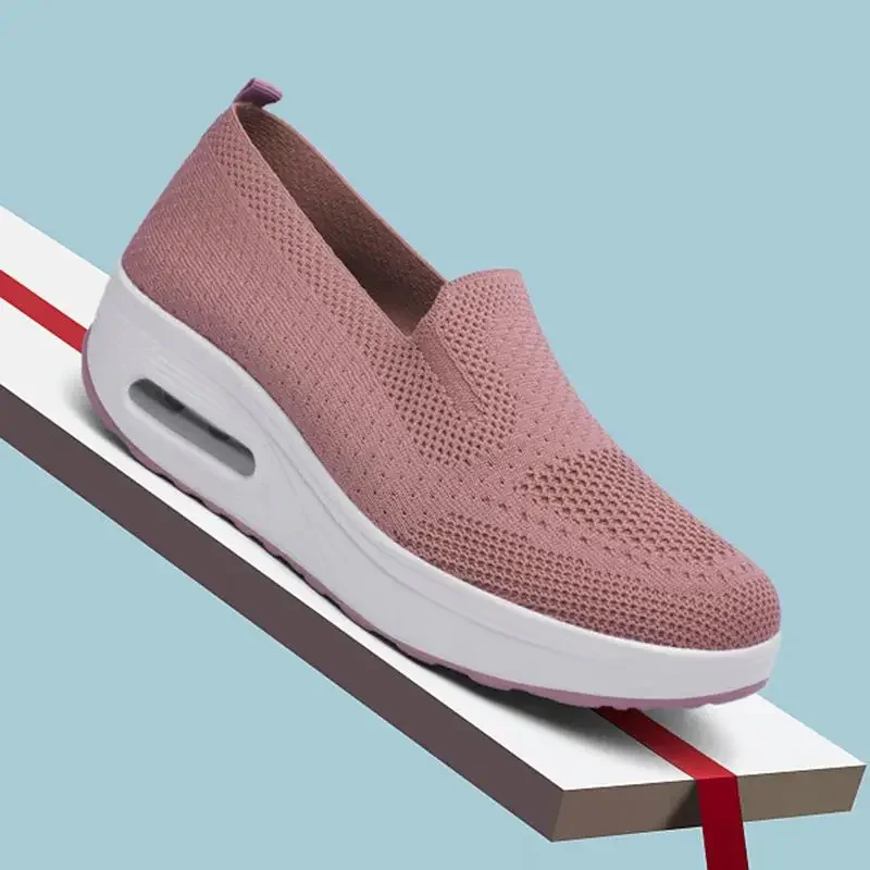 Women Shoes Women Shoes Comfort Increase Flats Shoes Women Fly Weave Breathable Casual Hollow Out Zapatos De Mujer
